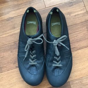 Camper Women New Leather Sneakers Black